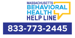 Massachusetts Behavioral Health Help Line, 833-775-2445